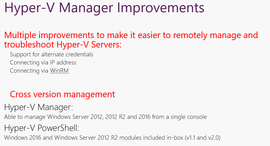 What’s new in Windows Server 2016 Hyper-V – 65th autoexec.gr Community ...