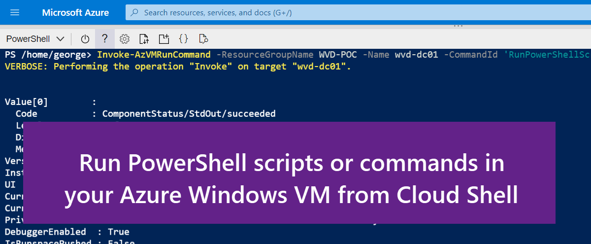 How to run scripts against multiple Azure VMs by using Run Command