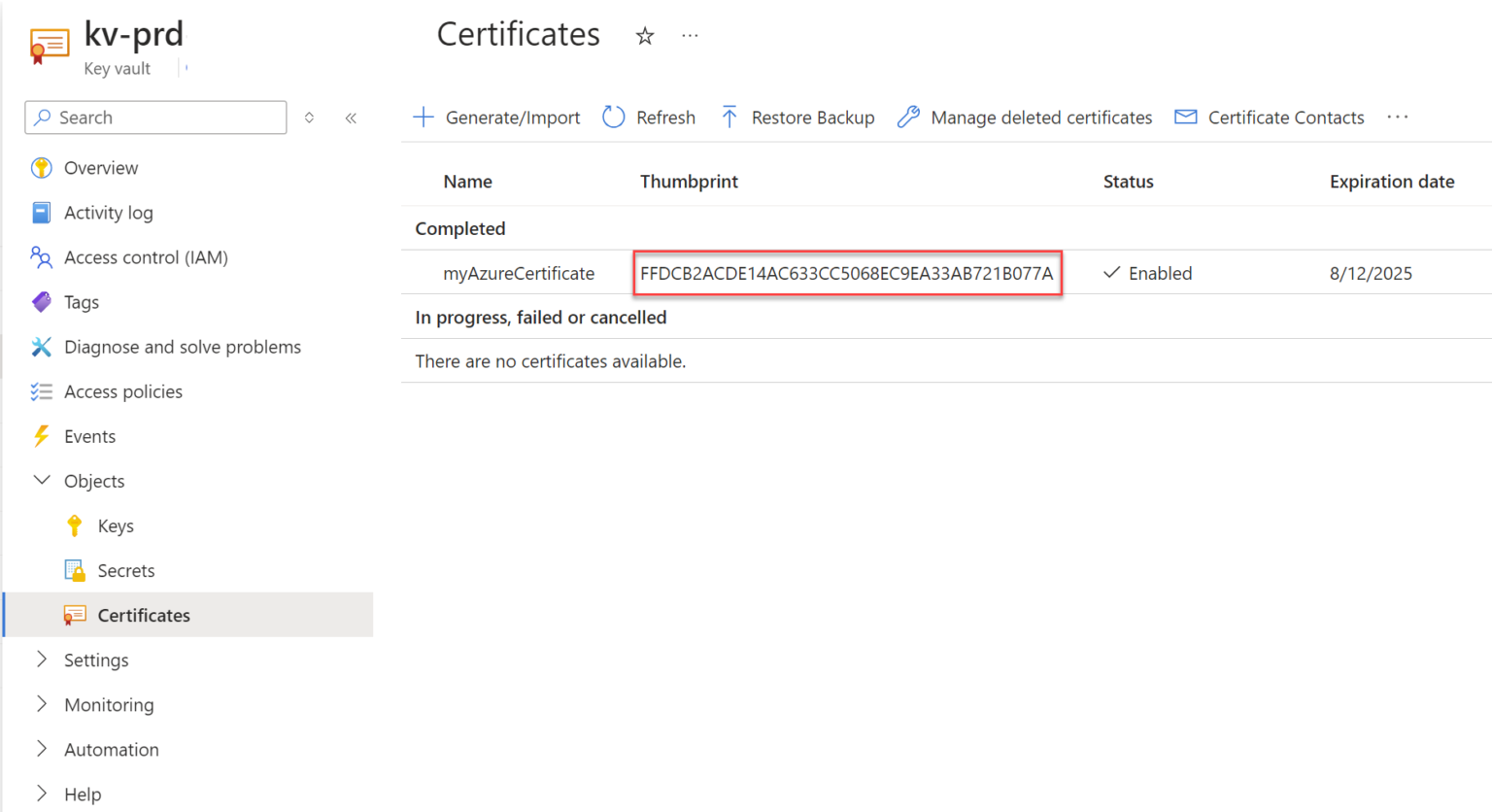How to Use the Key Vault Extension to Acquire Certificates on Arc ...